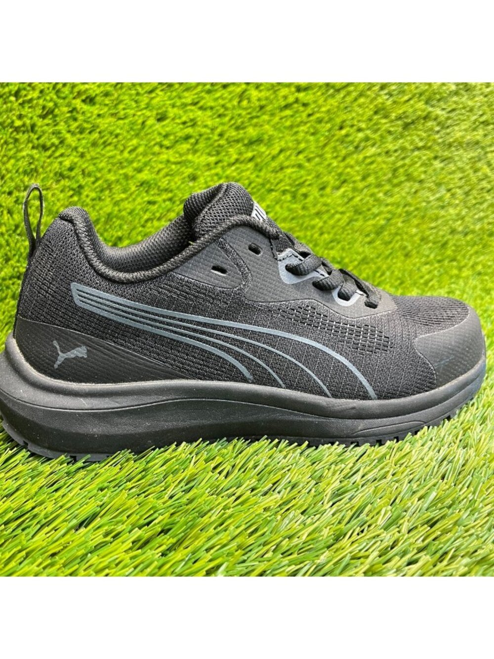 Puma Celerity Knit 2.0 Low Womens Size 6 Black Steel Toe Safety Working Shoes